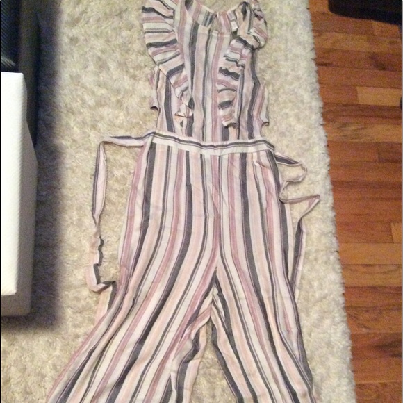 Stripe sleeveless romper - Picture 3 of 6